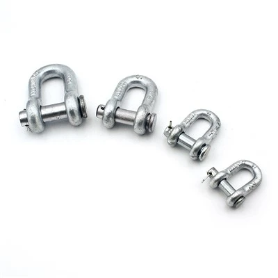 Type américain forgé broche ronde chaîne Dee Manille G215
